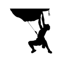 Ilginç Tırmanma Extreme Sport Sticker Yapıştırma