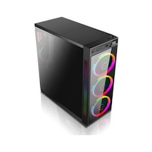 Powerboost VK-C12B RGB Mid Tower Kasa Psu Yok