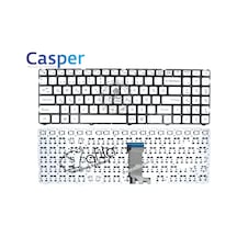 Casper Uyumlu Nirvana C600.7200-8D30X-S Notebook Klavyesi Beyaz Tr
