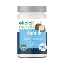Organik Glutensiz Hindistan Cevizi Yağı Soğuk Sıkım 300 Gr.