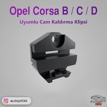 Opel Corsa B / C / D Uyumlu Cam Kaldırma Klipsi