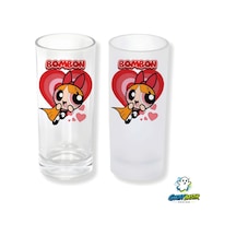 Powerpuff Girls Buzlu / Buzsuz Seçenekli Rakı Bardağı 1 Adet Şık Sunum Bardağı 0247