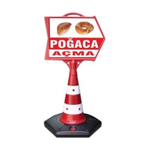 Pogaça Açma Temalı Uyarı ve Yönlendirme Ok Dubası