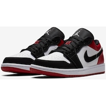 Solfej Mix Jordan 1 Low Black Toe Erkek Spor Ayakkabı Çok Renkli