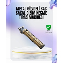 Ceylan Adam 4 Kılavuz Taraklı Profesyonel Saç Ve Sakal Kesme Makinesi