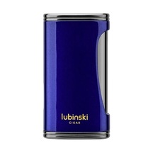 Lubinski Yeni Seri Dahili Delicili Yaprak Alev Puro Çakmağı Mavi Lb-201