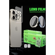 Redmi 15 4g Raze Metal Kamera Lens - Siyah