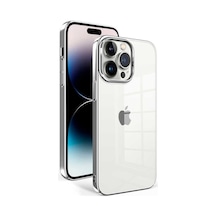 Apple Uyumlu iPhone 14 Pro Kılıf Zore Kenarları Renkli Arkası Şeffaf Sun Sert Kapak