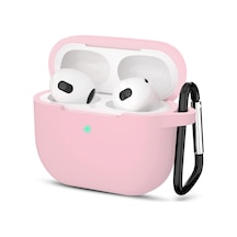 Ayrex Airpods 3. Nesil İle Uyumlu İnce Ve Hafif Silikon Kılıf, Yumuşak Esnek Tasarım, Anahtarlıklı, Kablolu Ve Ka