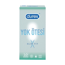 Durex Yok Ötesi Prezervatif 10'lu Slim Fit İnce Ve Esnek 8'li Avantaj Paketi Mıchu