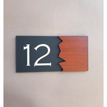 Wooden Serisi Pleksi Kapı Numarası (499726018)