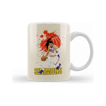 Ben Simmons Ben Simmons Vintage Art Legend Basketball Gift Vintage Retro Style Kupa Bardak Porselen Karışık