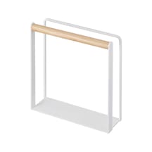 Peçete Tutucu Beyaz Çelik Ahşap Minimalist 14 5 X 4 5 X 15 Cm Çok Renkli