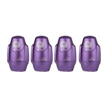 Sılgılı Kalemtıras Metalık Mor 4lu Set