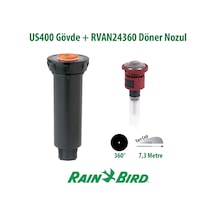Rain Bird Rvan24360 Döner Nozul Tam Tur 5,2 - 7,3 Mt. Ve 1804 Profesyonel Sprey Gövde Seti