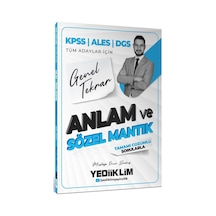 Yediiklim 2026 Kpss Ales Dgs Tüm Adaylar İçin Anlam Ve Sözel Mantık Tamamı Çözümlü Sorularla Genel Tekrar