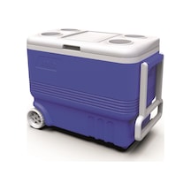 45 Lt Tekerlekli Buzluk Termos 1032 Wheled Cooler Box Mavi