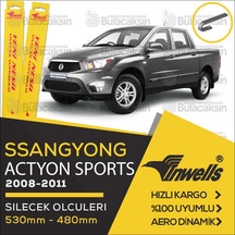 Ssangyong Actyon Sports Muz Silecek Takımı 2008-2011 İnwells N11.5324