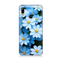 Huawei P Smart 2019 Uyumlu Soft Renkli Papatyalar Desenli Silikon Kılıf