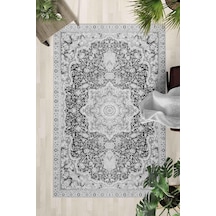 Kaymaz Taban Yıkanabilir Halı Mutfak, Salon, Yatak Odası İçin Modern Dijital Baskı Halı Slnhalı21 - 0073 Çok Renkli