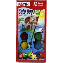 Fatih Sulu Boya Jumbo 12 Renk Js-12 Çok Renkli