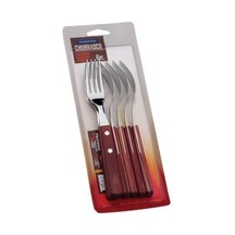 Tramontina Churrasco 21198/716 Biftek-Steak Çatalı 6Lı Blister Ahşap