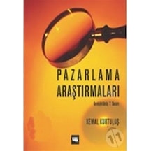 Pazarlama Araştırmaları/Kemal Kurtuluş