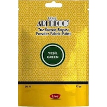 Artdeco Toz Kumaş Boyası 13gr Yeşil - 2 Adet