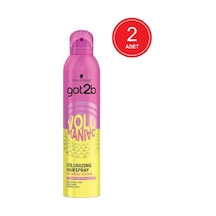 Schwarzkopf Got2b Volumaniac Hacim Veren Saç Spreyi 2 x 300 ML
