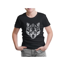Lord Tshirt Winter Is Coming Wolf Siyah Çocuk Tshirt