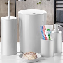 Primanova Flores 5'li Banyo Seti Beyaz Diğer