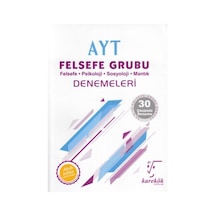 Kıda Karekök Yayınları Ayt Felsefe Grubu Denemeleri Kitabı