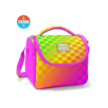 Coral High Kids Renkli Dama Desenli Thermo Beslenme Çantası 37103 Çok Renkli