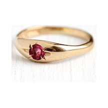 Pembe Kuvars Yüzük - Ak0121