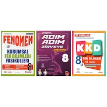 Fenomen 8. Sınıf+newton Adım Adım Zirveye+kurmay Kkd Fen Bilimleri 3 Kitap