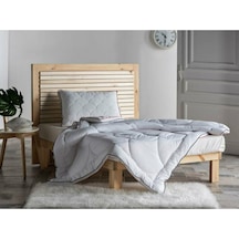 Doqu Home Climate Çift Kişilik Yorgan - Beyaz Gri