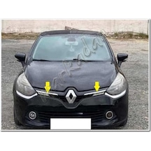 Markadan Renault Clio 4 Krom Ön Panjur 2012-2017 2 Parça Paslanma