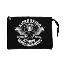 Kickboxing Academy Siyah Clutch Astarlı Cüzdan / El Çantası Siyah