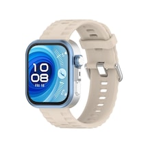 Muratech Newface Huawei Watch Fit 3 Klasik Kordon - Krem
