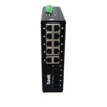 Beek Bn-ısw-2084p2g 8 Port Gigabit Poe 4 Port Sfp Yönetilebilir Endüstriyel Switch