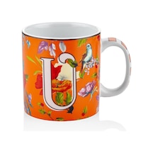 Floragram Kupa U Beyaz - Çok Renkli