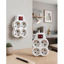 Kablosuz 4 Çıkışlı Priz Çoğaltıcı 2 Adet Set Uczzdlyn4luanahtarlıgolyat2-3 0