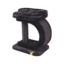 M-pets Panther Premium Dehlia Tırmalama Tahtalı Kedi Ağacı Siyah 60x40x63,5 Cm 244-54014.01