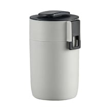 304 Çelik Gri 580 Ml Yemek Mama Taşıma Saklama Kabı Sıcak Tutmaz Cin561gr Genel
