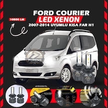 Ford Courier 2007-2014 Kısa Far Uyumlu Şimşek Etkili Led Xenon Premium Series H1