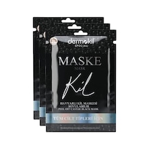 Xmlbayiciniz Dermokil Soyulabilir Havyarlı Siyah Kil Yüz Maskesi Tüm Cilt Tipleri İçin 15 Ml X 3 Adet Diğer