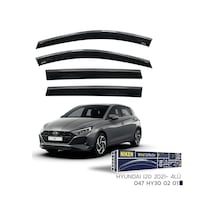 Hyundai İ20 Krom Çıtalı Cam Rüzgarlığı 2021-