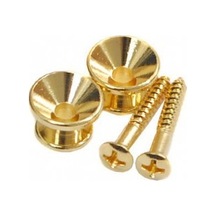 Jindi Metal Gitar Askı Pimi 2 Adet Set Olarak Gold -Pena