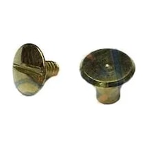 Jenerik Cilt Menü, Katalog, Kartela Vidası, 6 Mm - Sarı, 1 Adet