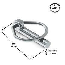 Traktör Pimi Yaylı Çelik 6 Mm Pim - 2 Adet